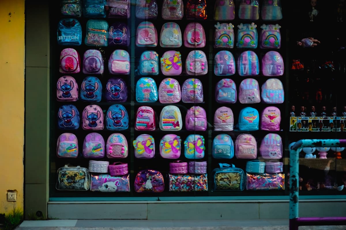 Character Print Backpack